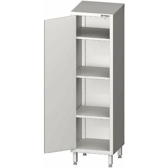 Nerezová skriňa s 1 krídlovými dvierkami 500x500x1800 mm, 3 police | STALGAST, 981485050