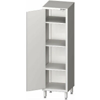 Nerezová skriňa s 1 krídlovými dvierkami 600x500x1800 mm, 3 police | STALGAST, 981485060