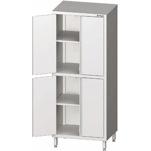 Nerezová skriňa dvojitá s krídlovými dvierkami 800x600x2000 mm | STALGAST, 981576080