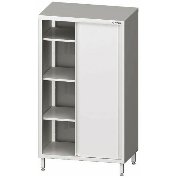Nerezová skriňa s posuvnými dvierkami 900x600x1800 mm, 3 police | STALGAST, 981606090