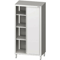 Nerezová skriňa s posuvnými dvierkami 900x500x2000 mm, 3 police | STALGAST, 981615090