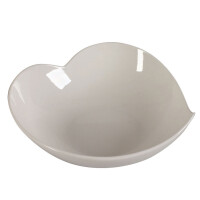 Porcelánová šalátová misa na salsu- list 21,5 cm | AMBITION, Kubiko/Fala
