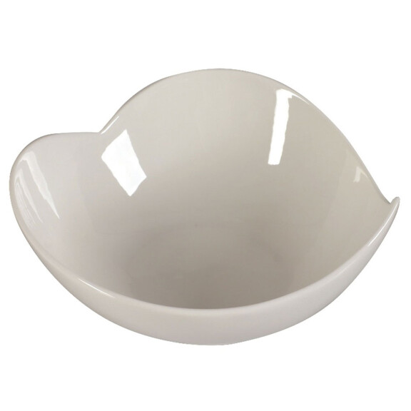 Porcelánová šalátová misa na salsu- list 15 cm | AMBITION, Kubiko/Fala