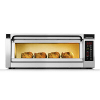 Jednokomorová pec na pizzu , 2x pizza 40 cm, komora o rozmeroch 820x410x195 mm | PIZZA MASTER, CounterTop 401ED-DW