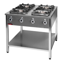 Plynový sporák so 4 horákmi | KROMET, 000.KG-4L