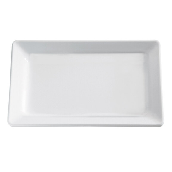 Misa obdĺžniková z melamínu 53x16,2 cm, biela | APS, Pure