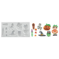 Forma na cukrovú hmotu SLK 1005 - Halloween, 175x90x20 mm | SILIKOMART, SLK1000 Halloween