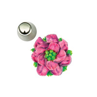 Mini cukrárska špička   oblúk s vypuklinou - 18 mm | SILIKOMART, Mini Decor Tube