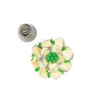 Mini cukrárska špička   trojitý vlnitý oblúk - 18 mm | SILIKOMART, Mini Decor Tube