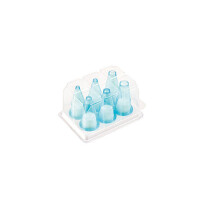 Sada zdobiacich špičiek z polykarbonátu - 6ks | SILIKOMART, Polycarbonate Tips
