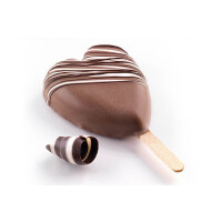 Formička na nanuky a chuťovky na drievku Gel03M Mini Heart-IC | SILIKOMART, Easy Cream