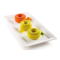 Silikónová forma na múčniky a dezerty 6x 100 ml, 70x36 mm | SILIKOMART, Mini Arena