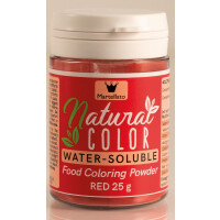 Prírodné farbivo v prášku - červená, 25 g - 40LCPN208 | MARTELLATO, Natural Color