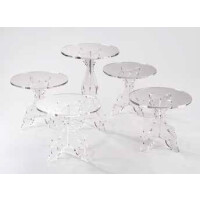 Stojan na tortu 1 poschodový, výška 210 mm, transparentný - 80A900 | MARTELLATO, Baroque