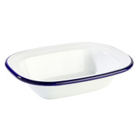 Smaltovaná miska, modrá 0,35 l | APS, Enamelware
