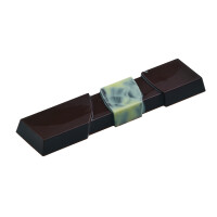 Polykarbonátová forma k vytvoreniu čokoládových maškŕt - 8 ks x 34g, 119x29x10 mm - MA1913 | MARTELLATO, Snack
