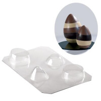 Polyethylenová forma k vytvoreniu čokoládových kraslíc - 1 ks x 100g, 110 mm - 20-U1010 | MARTELLATO, Eggs Moulds