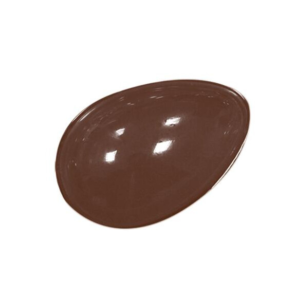 Polykarbonátová forma na polovicu čokoládového vajca - 14 ks, 25x35x12 mm - 90-2026 | MARTELLATO, Smooth Half Egg