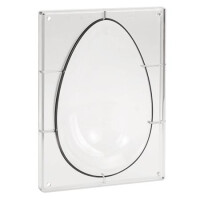 Polykarbonátová forma na polovicu čokoládového vajca - 1 ks x 850g, 320x210 mm - 20U320 | MARTELLATO, Half Egg Moulds