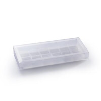 Plastový obal na čokoládu a pralinky - 210x100x23 mm, 12-místné 32x27 mm - MSC202 | MARTELLATO, Packaging