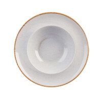 Tanier na cestoviny z porcelánu, Ø 26 cm, svetlo šedý | PORLAND, Seasons Ashen