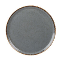 Tanier na pizzu z porcelánu, Ø 32 cm, šedý | PORLAND, Seasons Stone