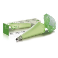 Sada jednorázových cukrárskych sáčkov - 100 ks 40 cm, hrúbka 80 mikrometrov - 50-1040 | MARTELLATO, Green Poche