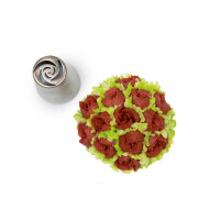 Cukrárska špička na zdobenie 11 - ø 24 mm | SILIKOMART, Flower Tubes