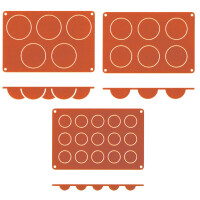 Silikonová forma, pologuľa 70x35 mm | CONTACTO, 6630/076