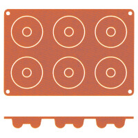 Silikonová forma "Savarin", 72x23 mm | CONTACTO, 6631/726