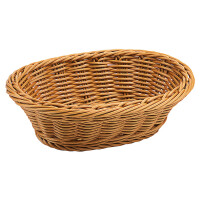 Košík na pečivo z polypropylénu, oválny 240x150x70 mm | CONTACTO, 4787/243