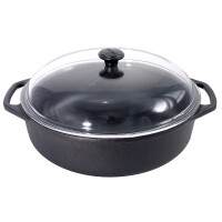 Litinový hrniec s vekom Pyrex&#x00AE;, priemer 320 mm | CONTACTO, 5779/320