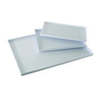 Tácka, cukrárska krabička - 25,9x39,6x2 cm, biela farba - VASSOIOBMO | MARTELLATO, Easy Cover