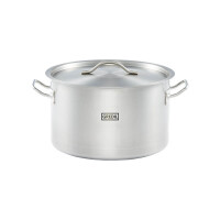 Nerezový hrniec s pokrívkou, stredný 32 cm, 16,1 l | GREDIL, 012325