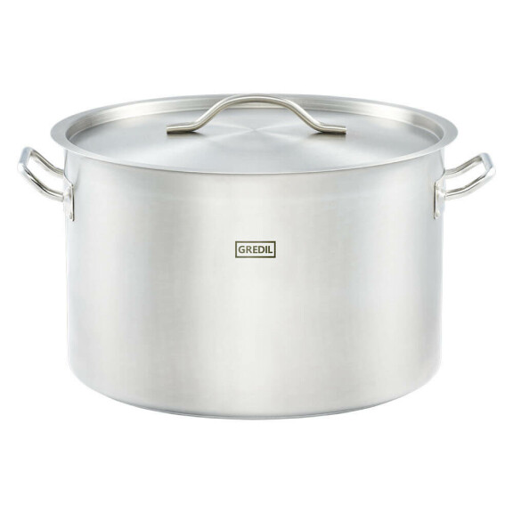 Nerezový hrniec s pokrívkou, stredný 45 cm, 57,3 l | GREDIL, 012455