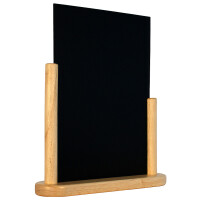 Tabuľka na menu s drevenou podložkou neutrálnej farby 300x210 mm | CONTACTO, 7685/300