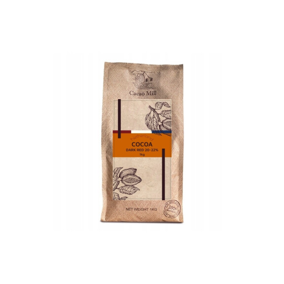 Kakao 20 - 22 % tuku, 1 kg balenie | NATRA CACAO, Dark Red