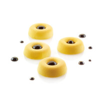Silikónová forma 600x400 mm SQ033 Mini Savarin, 77x 12 ml, 41x12 mm | SILIKOMART, 60x40 Sessanta Quaranta