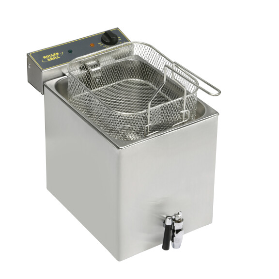 Fritéza nastaviteľná s kohútikom 12 l, 6,4 kW | ROLLER GRILL, 777333