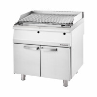 Lávový gril plynový 800x700x850 mm, rošt S, 13 kW, G20 | STALGAST, 9733110