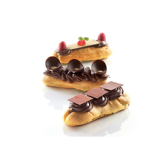 Silikónová forma na eclairs, 24x 125x25x5 mm | SILIKOMART, Air Plus 31 Eclair