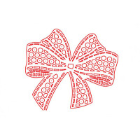 Silikónová podložka na čipky, mašle 80x400x1 mm | SILIKOMART, TRD15 Ribbon