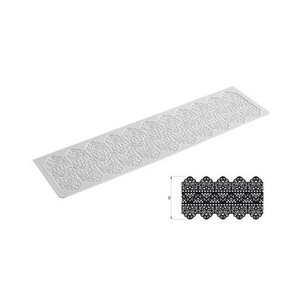 Silikónová podložka na čipky 65x400x1,8 mm | SILIKOMART, TRD06 Slim Dentelle