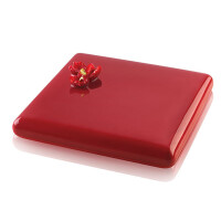 Silikónová forma na dokončovanie dezertov 3D - 170x170x20 mm, 560 ml - Decor Square 560 | SILIKOMART, Decorative Elements