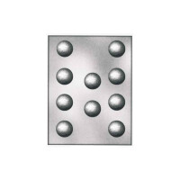 Forma na pralinky a čokoládky - futbal, 10x 36x10 mm - 906008 Pallone Da Calcio  | SILIKOMART, EasyChoc
