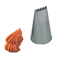 Zdobiaca špička - efekt prepletaného košíka - 30x45x20 mm - BX9022-1 | MARTELLATO, Basket Piping Nozzles