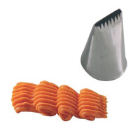 Zdobiaca špička - efekt prepletaného košíka - 25x40x16x2 mm - BD300-1 | MARTELLATO, Basket Piping Nozzles