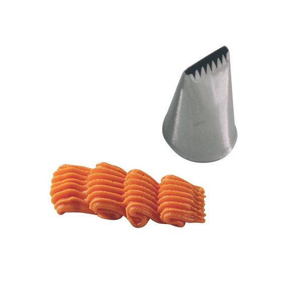 Zdobiaca špička - efekt prepletaného košíka - 25x40x16x2 mm - BD300-1 | MARTELLATO, Basket Piping Nozzles