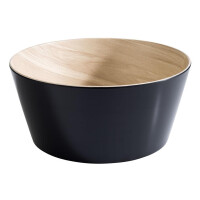 Misa z melamínu Ø 22 cm, čierna-hnedá | APS, Frida