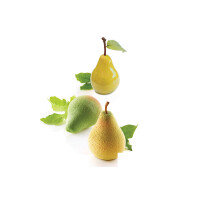 Sada forem pro přípravu chlazených dezertů - 5 ks, 115 ml, 60x55x76 mm - Pera & Fico 115 | SILIKOMART, 3D Fruits
